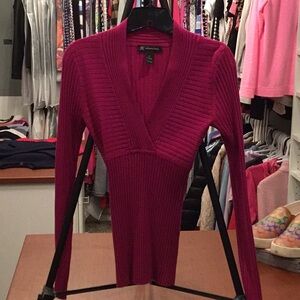 Inc sweater top Fuschia Size M. Like new